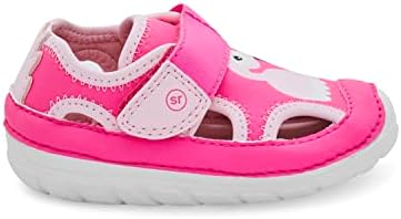 Водоустойчиви обувки Stride Обряд Baby SM Splash, Розово Фламинго, 5 Инча Ширина, Унисекс, за бебета от САЩ