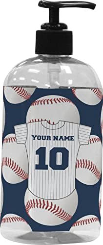 Пластмасова опаковка за сапун / лосион от бейзболна ризи (16 грама - Голям - Черен) (персонални)