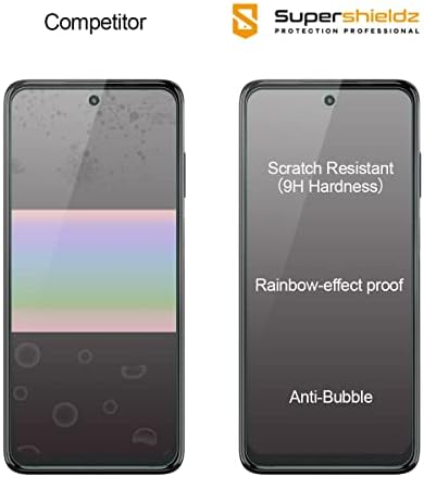 Supershieldz (3 опаковки) е Предназначена за Motorola Moto G 5G (2022) [Не е подходящ за Мото G Stylus 5G] Защитен слой от закалено стъкло,