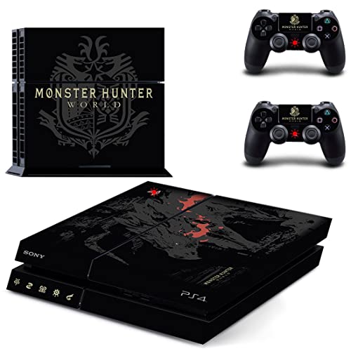 Игра Monster Astella Артемида Хънтър Стикер на кожата PS4 или PS5 За конзолата PlayStation 4 или 5 и 2 Контролери Vinyl Стикер V14965