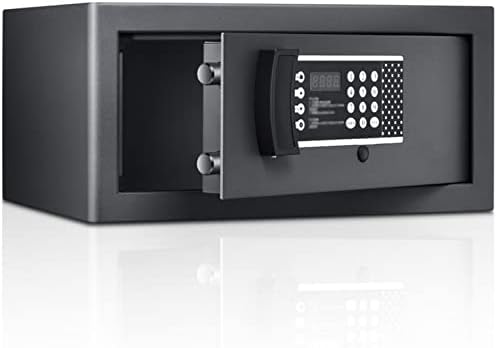 Сейфове QXWJ белязана от ниско-профил от стомана, електронен сейф с парола, с цифрово заключване в една хотелска стил, черен