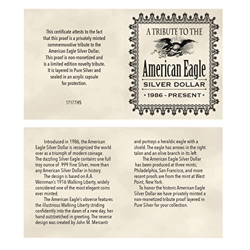 2009 W $1 Сребърен долар American Eagle Американския монетен двор Щата