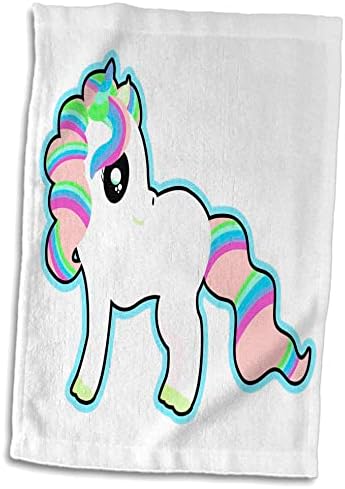 3D - Кърпи Сладко Pretty Kawaii Rainbow с фантазийным единорогом - Кърпи (twl-239498-3)