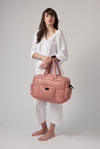 Чанта за памперси 7AM Voyage Baby – Голяма Водоустойчива чанта за памперси SoHo, чанта-тоут с ремъци за детски колички, богат на функции