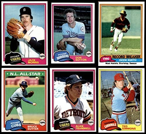 Бейзболен комплект Topps 1981 година на издаване (Baseball Set) EX/MT+