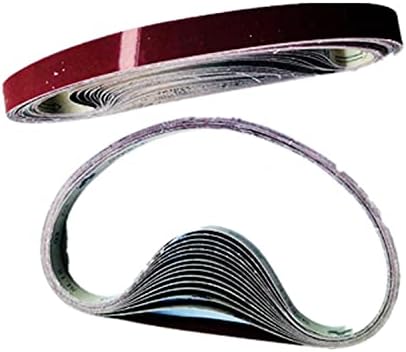 GathergetTOOL 10 бр./компл. Шлифовъчни ленти от Алуминий 25 * 762 мм 40 -1000 за Шлайфане на метал (обяснения: 800)