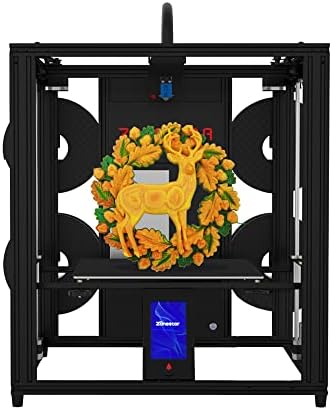 ZONESTAR Z9V5MK5 Смесен Цветен 4-В-1-ОТ 4 Екструдер Безшумен Автоматичен Выравнивающий TFT-LCD Бърз Отпечатването 3D принтер