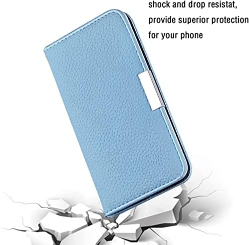 Калъф SERDAS за iPhone 13 Mini/13/13 Pro/13 Pro Max, устойчив на удари Чанта-портфейл от естествена кожа, Отделения за карти, поставка