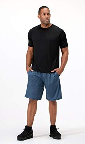 DEVOPS / Мъжки тениски за тренировки с къс ръкав, 2 или 5 опаковки UPF 50 +, които Предпазват От Слънцето, Абсорбиращи Влагата,