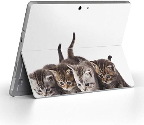 стикер igsticker Калъф за Microsoft Surface Go/Go 2 Ультратонкая Защитен Стикер За тялото Skins 005928 Снимка Домашни котки Cat