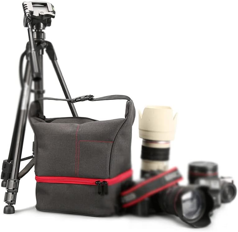 LJMXG Раница за фотография, чанта за фотоапарат, Раница за пътуване, Чанта за обектива, Професионална чанта за фотография (Цвят:
