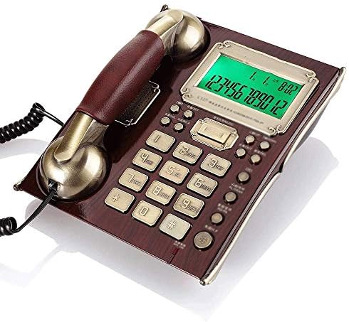N/A Ретро Телефон с превръщането циферблат, Античен Кабелна Континентална телефон, Украшение за телефон (Цвят: A)