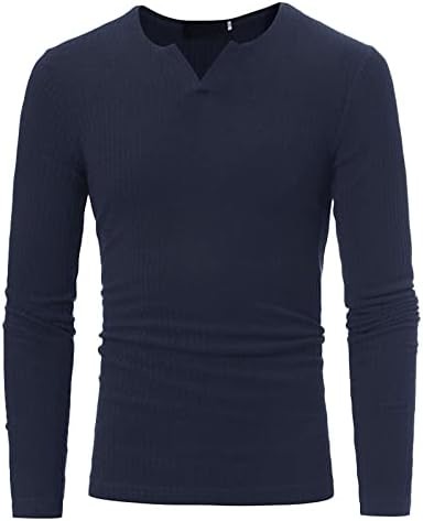 Оборудвана Пуловер за Мъжете, Пуловери с V-образно деколте, Леки Меки Стрейчевые Блузи, Ежедневни Топли Възли, Пуловери, Блузи