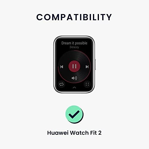 найлонов ремък kwmobile е Съвместим с 2-Бандов Сменен каишка Huawei Watch Fit за фитнес-тракер