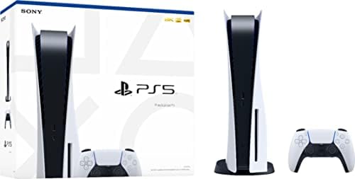 Дискова версия на Playstation 5 за конзолата PS5 - 4K-ТВ Gaming. Изход 120 Hz 8K, 16 GB GDDR6, 825 GB SSD, WiFi 6, Bluetooth 5.1 ~