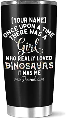 calanaram Персонализирана Чаша с Динозавром, Индивидуални Заглавие Аз наистина обичам Динозавър е Забавна Цитат, Подарък
