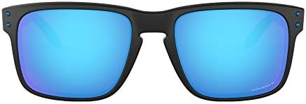 Слънчеви очила Oakley Holbrook (Матово черно дограма Prizmatic, Поляризирани лещи Prizm Sapphire) с микро-чанта с флага на страната,