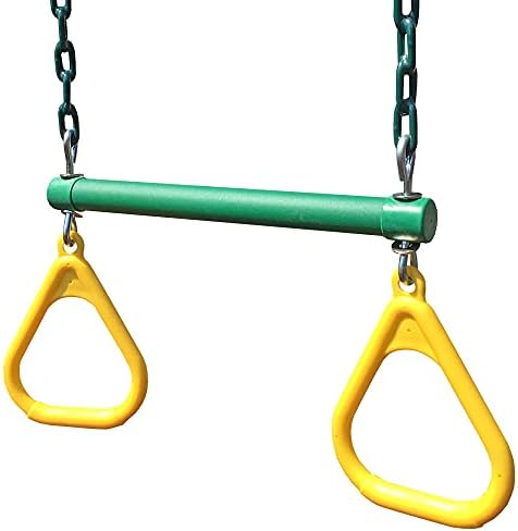 Креативни Играчки Околовръстен Trapeze с веригата, Зелено, Жълто,