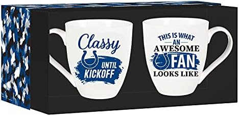 Отборните спортове America Indianapolis Colts, Подаръчен Комплект от Керамични Чаши O ' Java 17 грама