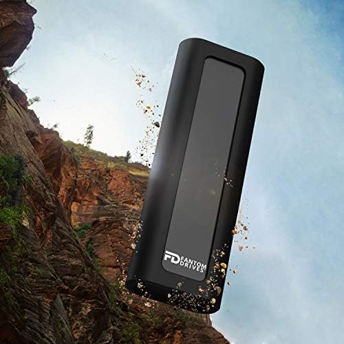 Външен SSD диск Fantom Drives Extreme Mini с капацитет от 4 TB със скорост от 1050 Mbit/сек, USB 3.2 Gen 2 Type-C Type-A, Алуминий,