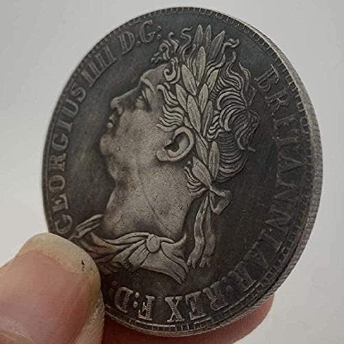 Петно 1830 Британски Георг IV Антични Стара Сребърен Медал са подбрани Медна Монета Сребърна Възпоменателна Монета Копие Спомен Новост Монета,