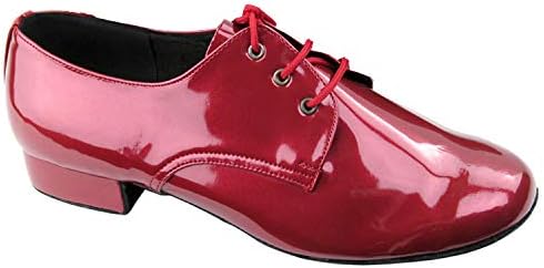 50 Нюанса Мъжки Денс обувки на нисък Ток 1 инч: Ежедневна Практика за Система за Салса