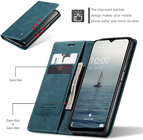Калъф-за награда за мобилен телефон, съвместим с Samsung Galaxy A14 5G, калъф-награда от изкуствена кожа премиум-клас, калъф-книжка