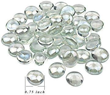 Прозрачни Плоски топки JOYYU, Централна Камъчета, Стъклени топчета за Пълнене на Вази, Россыпь за празнична маса, Сватбена