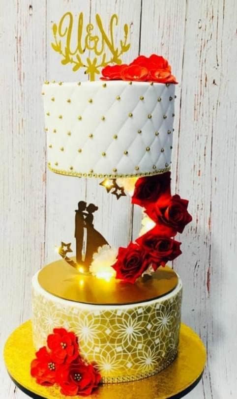 Метална Втулка за торта за декор на тортата – Разделител на торта за Нива – Чифт Дизайнерски Комплект - Стойка за торта