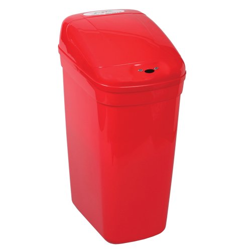 Автоматично кофа за боклук SP Bel-Art Touch Free от неръждаема стомана с капацитет 12 литра с черен капак (F13202-0030)