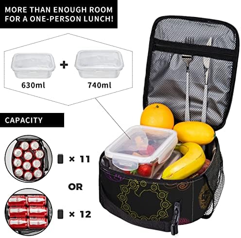 Чанта за Обяд Seven Deadly Sins Случайна Кутия За Храна Водоустойчива Кутия за Обяд на Торби за Многократна употреба За Обяд