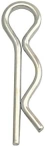 Wuuycoky Сребро Взаимозаменяеми скоба за R-образни пръстени 1,5 мм на 31,5 мм, Опаковка от 20