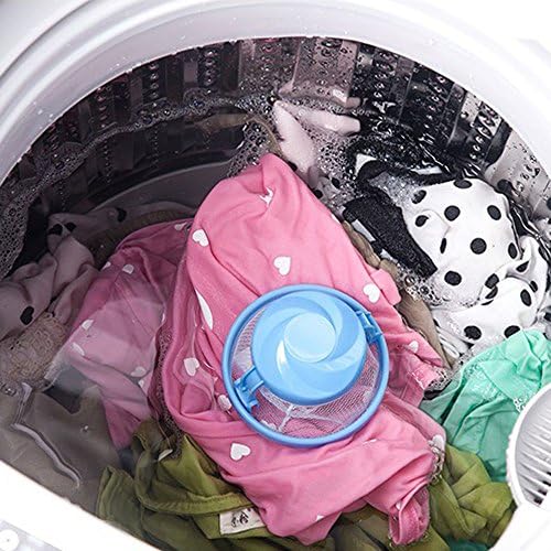 Домашен Мрежест филтър за перална машина с плаващ улавливателем кърпичка за коса - Филтър за пералня HHmei Universal Float Filter Bag