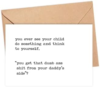 DiandDesignGift Картичка с цитати за живота - пощенска Картичка със забавни забележки - Забавна картичка за Деня На майката - Забавна картичка