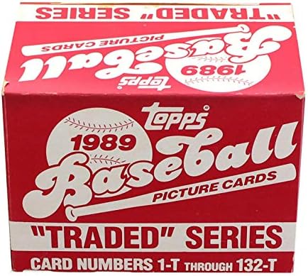 Бейзболна серия MLB 1989 Topps Traded Series - Комплект от 132 карти