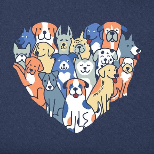 Животът Е Красив. Детска тениска Heart of Dogs SS Crusher, Тъмно Синьо, Много малка
