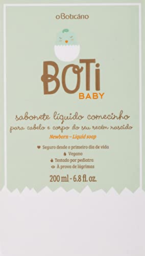 Boticario - Linha Boti Baby - Sabonete Liquido Recem Nascido Comecinho 200 Мл - (Колекция Boti Бебе - Течен сапун за бебета обем 6,8 течни унции)