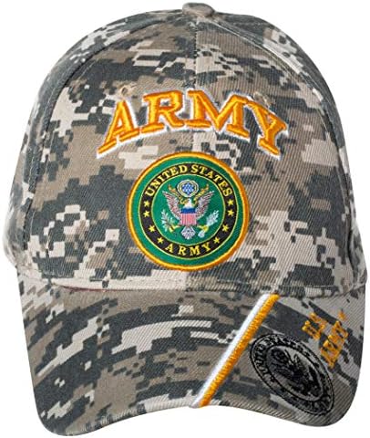 Официално Лицензирана Камуфляжная бейзболна шапка с бродерия на Армията на Съединените Щати
