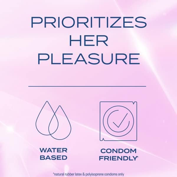 K-Y Pleasure Intense Gel, Лични лубрикант и масажен гел формула на водна основа, Безопасен за употреба с презервативи от естествен