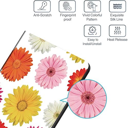 Калъф за iPad Pro 12.9 2022/2021/2020/2018, устойчив на удари Защитен калъф Sunflower за iPad Pro 12.9 6-ти/5-ти/4-ти/от 3-то
