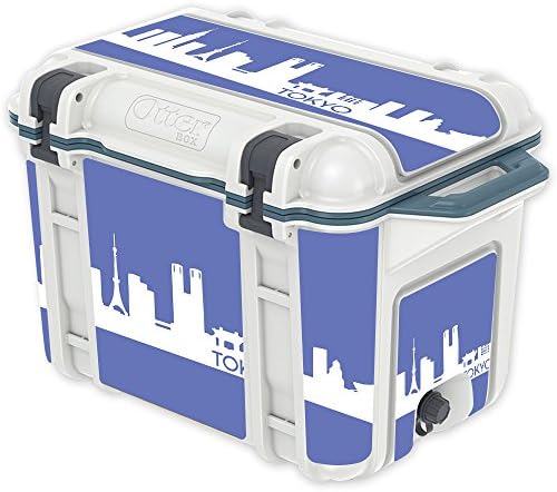 Калъф MightySkins (охладител в комплекта не са включени), Съвместим с OtterBox Venture 45 кв. Cooler - Токио | Защитно, здрава и уникална vinyl