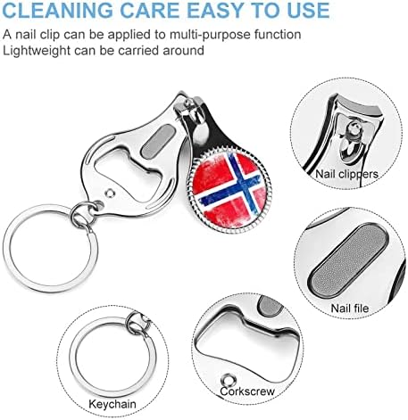 Проблем Флаг на Норвегия Метална Машина За Рязане на Ноктите Персонализирани Нож За Нокти Ултра Остър Здрав Скоба за Нокти с
