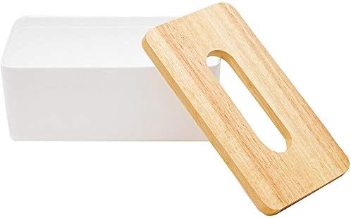 Капакът на кутията тъкан QWERTY Групирани Дървена за Устранимых Хартиени Салфетки, Дървена Притежателя на Правоъгълен плат