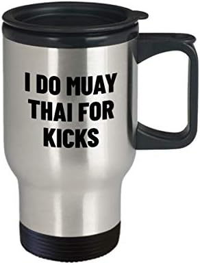 Чаша За пътуване по Муай Тай - Забавен подарък По Муай Тай - Подарък В тайланд бокс - Аз се Занимавам с Муай Тай За удари, ритници