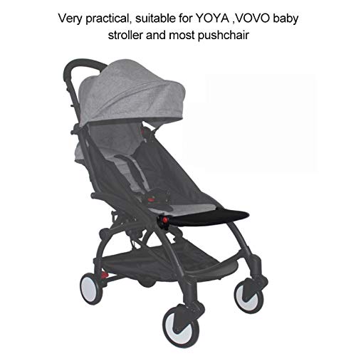 Поставка за крака колички, Дишаща Удължител за детска количка Yoya/VOVO за детски колички (Черен)
