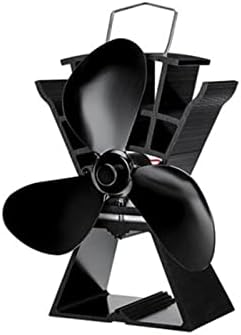LYNLYN 5 3-Лопастный Вентилатор за термична пещ С Тихо вентилатор за камина на дърва и Екологично Чисти подаръци за ефективно разпределение на топлинна енергия (Цвят: 04