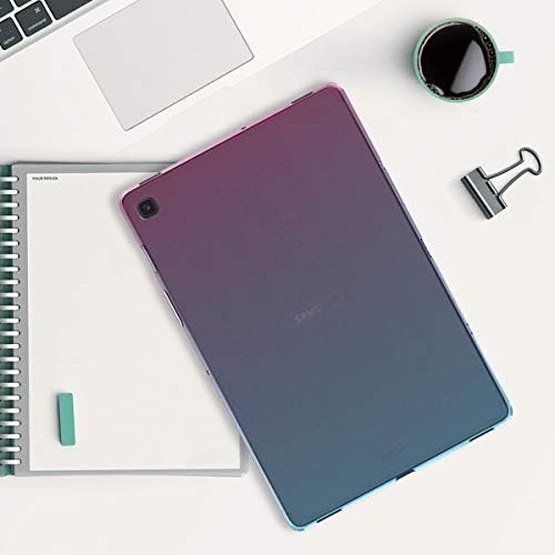силиконов калъф kwmobile TPU е Съвместим с Samsung Galaxy Tab S5e - Мек Гъвкав Защитен калъф - два цвята-Тъмно-розов/Син / Прозрачен