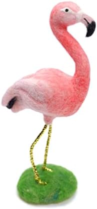 MillyRose Crafts Комплект За Тепане Игла с Розово Фламинго, Аксесоари За Тепане Игла За Начинаещи 6.3 инча, Подарък За Тепане Игла