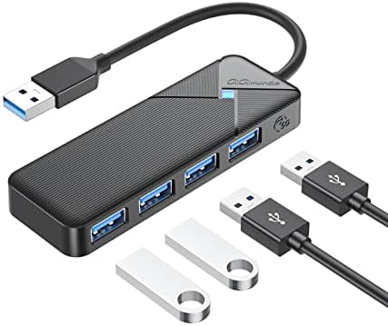 GiGimundo 5 Gb/сек, USB 3.0 Концентратор, USB сплитер с няколко 4 порта, USB-Удължител за лаптоп, PC, PS4, Xbox, принтер, клавиатура,