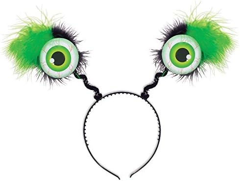 Бистл Зелени Бопперы С Глава във формата на Очната Ябълка За Костюми Happy Halloween Аксесоар